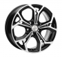 Легковой диск Khomen Wheels KHW1702 7x17 5x112 ET49 57,1 Black-FP