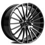 Легковой диск Skill Wheels SL148 11x21 5x112 ET42 66,6 графит + полированные спицы